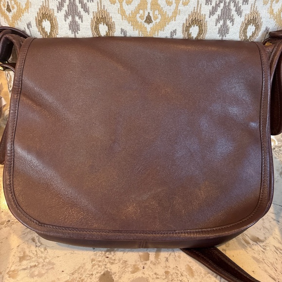 Vintage Y2K 90’s Coach 9951 Patricia’s Legacy Dark Brown Leather Handbag - Picture 9 of 9